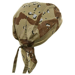 Buy Caps & Hats - Camouflage Doo Rag Skull Cap Camo Bandana Hunting ...